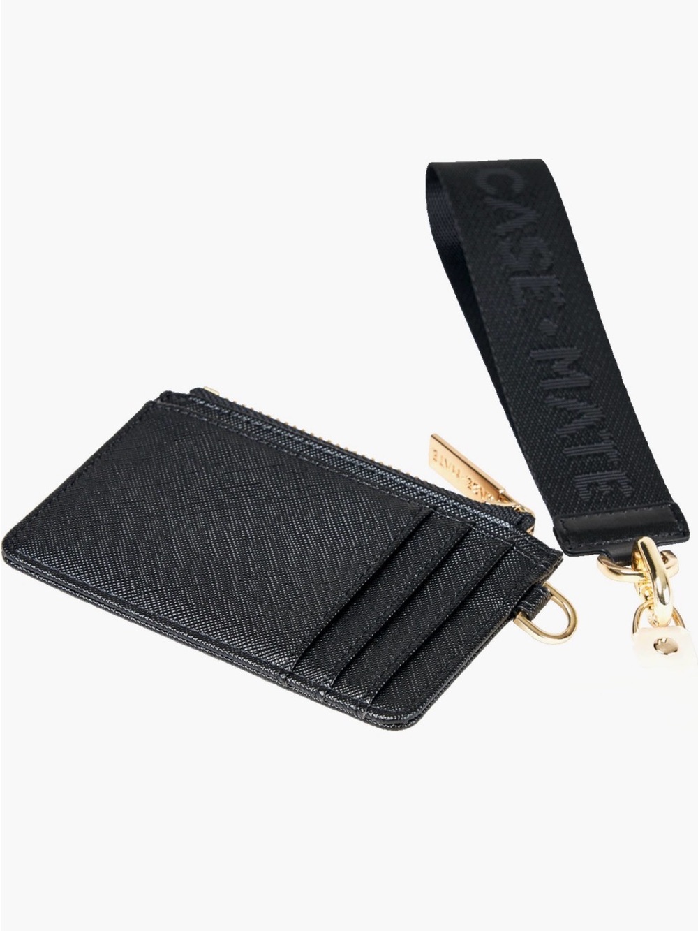 Casemate Essential Wallet Phone Strap - Black/Gold